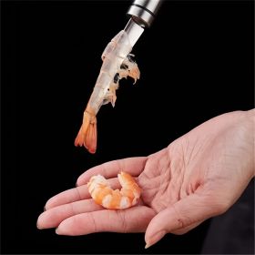 2pcs 5 In 1 Multifunctional Shrimp Line Fish Maw Knife; Fish Scale Planer Seafood Knives Tool For Kitchen (Material: 304 Stainless Steel)