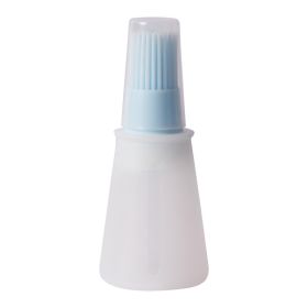 2.2oz Brand Silicone BBQ Oil Bottle Brush With Flat-Bottom Design; Perfect For Barbecue; Cooking And Baking - Heat-Resistant; Easy To Clean A (Color: Blue)