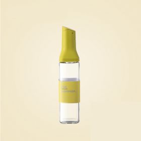 1pc 500ml/16.9oz Oil And Vinegar Bottle; Automatic Opening And Closing Oil Pot; Anti-leakage Anti-hanging Oil Household Kitchen Soy Sauce Vinegar (Color: Yellow)