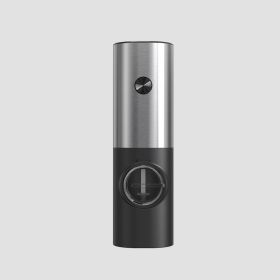 1pc Electric Salt And Pepper Grinder With Adjustable Coarseness Refillable; Pepper Mill; Battery Powered; Kitchen Automatic Grinder (Color: KYMQ-16B Stainless Steel Electric Grinder)