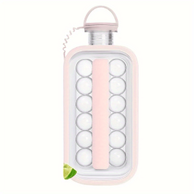 1pc Ice Ball Maker, Kitchen Bar Accessory Gadgets Creative Ice Cube Mold 2 In 1 (Color: Pink)