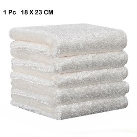 Anti-grease Wiping Rags Kitchen Soft Super Absorbent Bamboo Microfiber Cleaning Cloth Home Washing Dish Kitchen Cleaning Towel (Color: 18 x 23CM, Specification: 1 Pc)