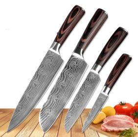 Carpenter's Special Set 6-piece, Set 8-piece Set Chef Knife (Style: 4PCS)