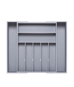 Adjustable, Expandable Kitchen Utensils Drawer Organizer (Color: gray)