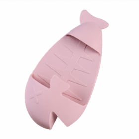 Silicone Potholder, fish (Color: Pink)